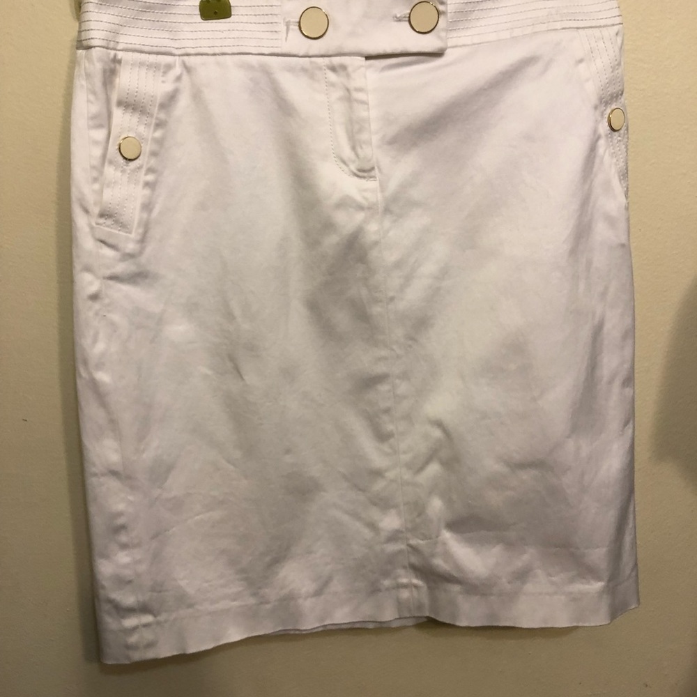 J.Crew white skirt, size 8.